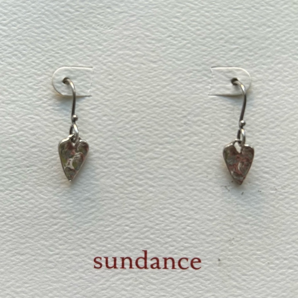 Jes MaHarry Sundance Sterling Silver Heart Dangle Earrings